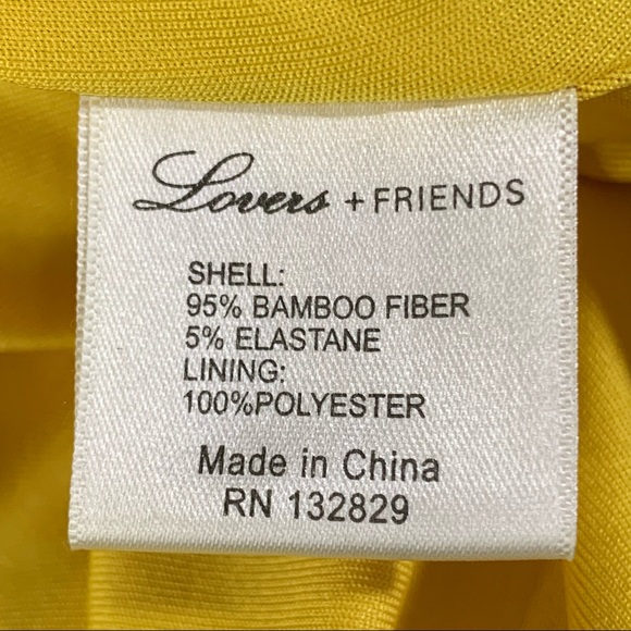 Lovers+Friends by Revolve Bodysuit Mustard Yellow - Picture 8 of 11